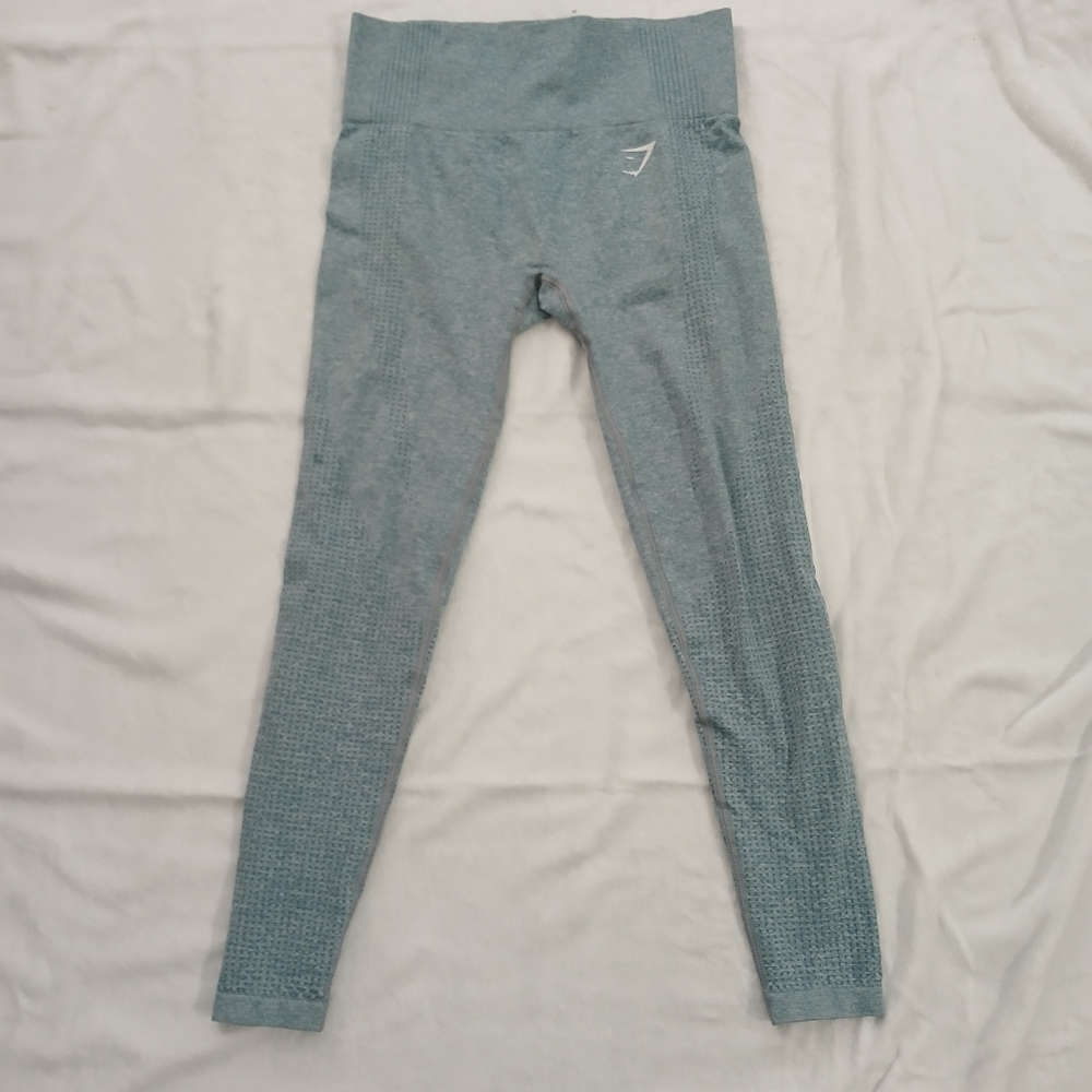 Gymshark  Light Teal Seamless Legging, Women's Size Small.